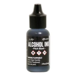 tusz alkoholowy Ranger alcohol ink - pitch black (czarny)