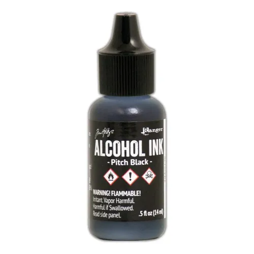 tusz alkoholowy Ranger alcohol ink - pitch black (czarny)
