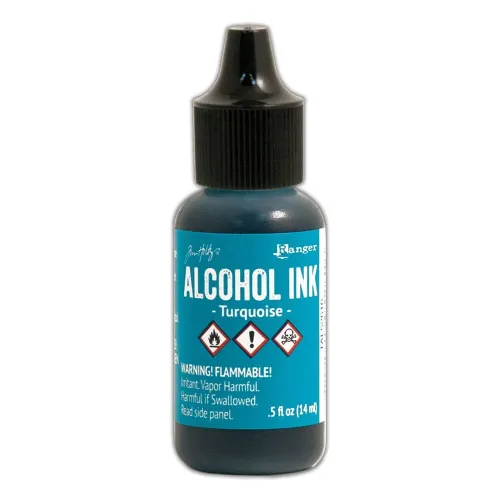 tusz alkoholowy Ranger alcohol ink - turquoise (turkusowy)
