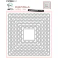 wykrojnik Studio light - creative craftlab - nested squares scallop