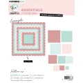 wykrojnik Studio light - creative craftlab - nested squares scallop