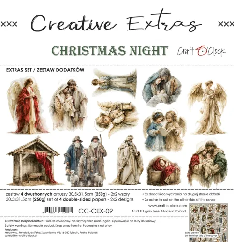 zestaw dodatków - creative extras - christmas night