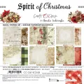 papier scrapbook Craft o'clock - spirit of christmas - zestaw bazowy 20x20 cm