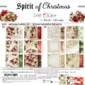 papier scrapbook Craft o'clock - spirit of christmas - zestaw bazowy mix 20x20 cm