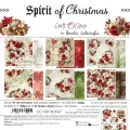 papier scrapbook Craft o'clock - spirit of christmas - zestaw bazowy mix 20x20 cm