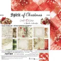 papier scrapbook Craft o'clock - spirit of christmas - zestaw bazowy mix 20x20 cm