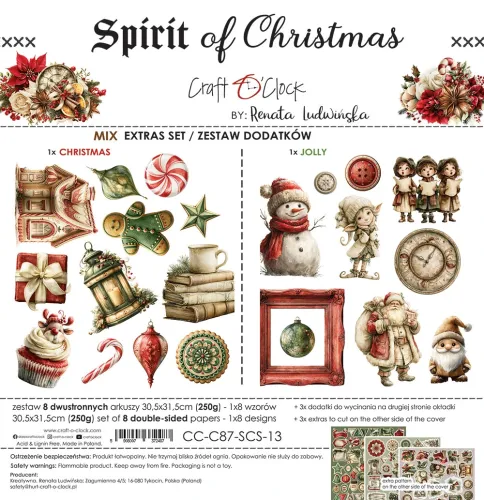 zestaw dodatków - spirit of christmas - mix