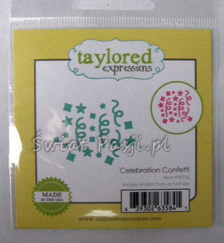 wykrojnik Taylored expressions - celebration confetti