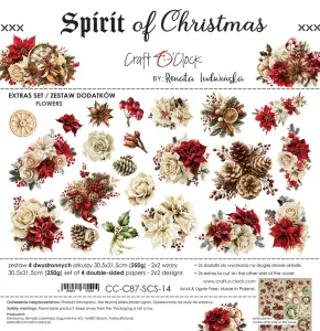 zestaw dodatków - spirit of christmas - flowers