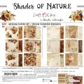 papier scrapbook Craft o'clock - shades of nature - zestaw bazowy mix 20x20 cm