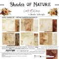 papier scrapbook Craft o'clock - shades of nature - zestaw bazowy mix 20x20 cm