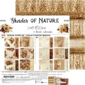 papier scrapbook Craft o'clock - shades of nature - zestaw bazowy mix 20x20 cm