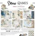 papier scrapbook Craft o'clock - snow games [zestaw 12" x 12"]