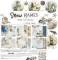papier scrapbook Craft o'clock - snow games [zestaw 12" x 12"]