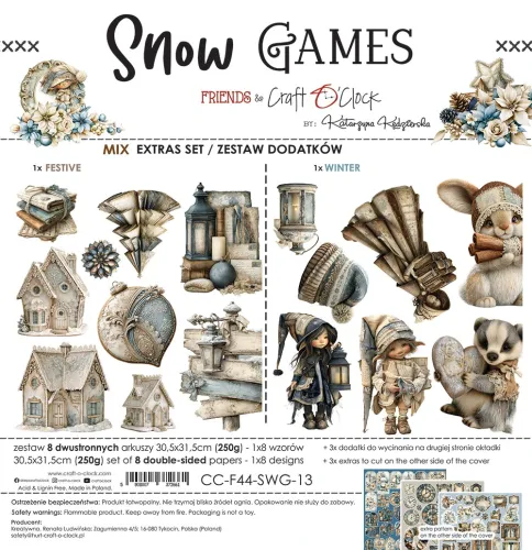 zestaw dodatków - snow games - mix