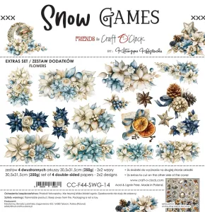 zestaw dodatków - snow games - flowers