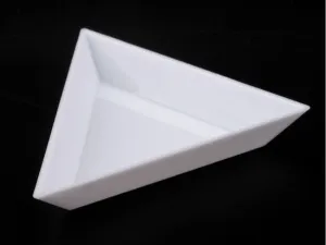 miseczka trójkątna na koraliki 75x75x75 mm (DEFEKT WIZUALNY)