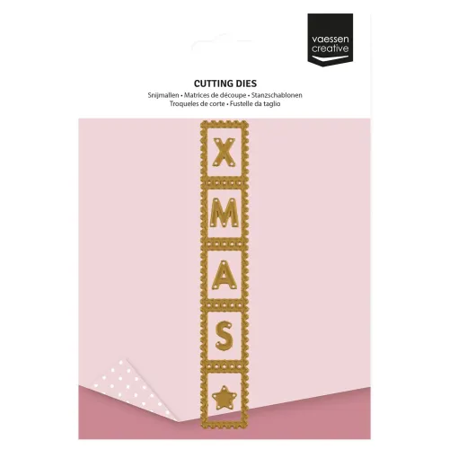 wykrojnik - Vaessen Creative - cutting dies stamp strip - 6szt [3625-0105]