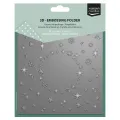 folder do embossingu 3D Vaessen Creative snow &amp; stars [3625-0604]