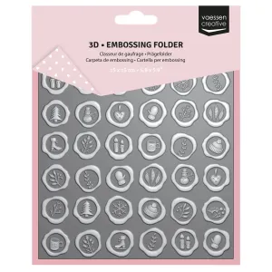 folder do embossingu 3D Vaessen Creative wax seals [3625-0116]