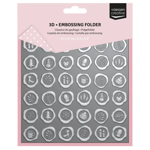 folder do embossingu 3D Vaessen Creative wax seals [3625-0116]