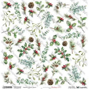 arkusz z elementami do wycinania ScrapAndMe - christmas 29