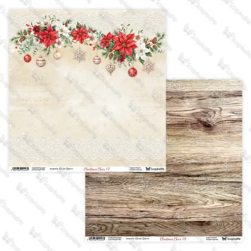 papier scrapbook ScrapAndMe - christmas cheer - 07/08