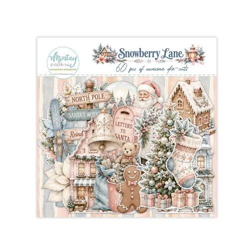 zestaw dodatków die-cut Mintay - snowberry lane [ephemera]