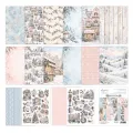 papier scrapbook Mintay Papers - snowberry lane (zestaw papierów uzupełniających) 15,2x20,3 cm [bloczek/pad]