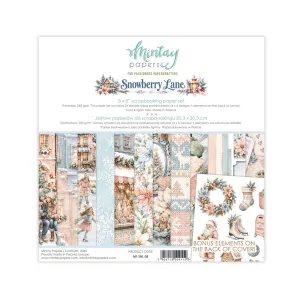 papier scrapbook Mintay Papers - snowberry lane [zestaw 8"x8"]