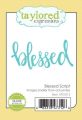 wykrojnik Taylored expressions - blessed script [TE1012]
