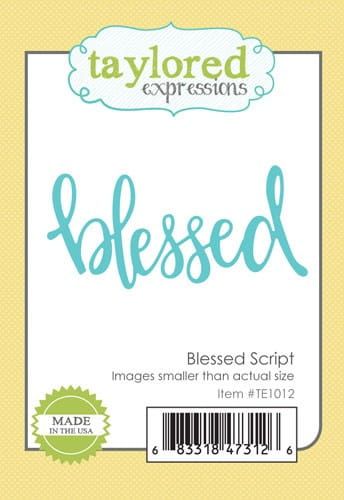 wykrojnik Taylored expressions - blessed script [TE1012]