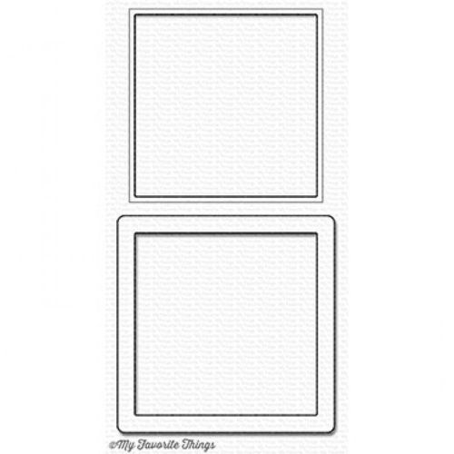 wykrojnik Die-namics - square shaker window & frame [1127]