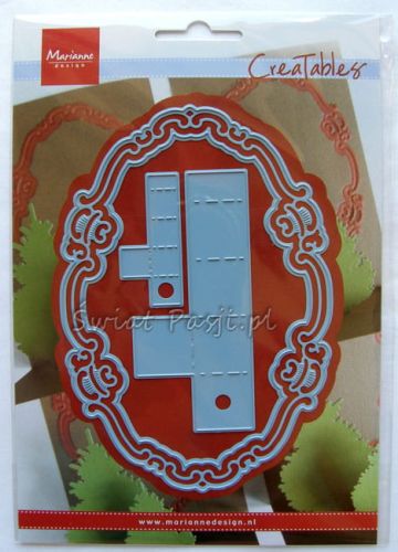 wykrojnik Marianne Design - ramka + pop-up [LR0371]