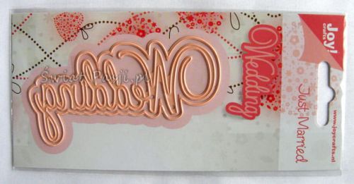 wykrojnik Joy - napis wedding [6002/0395]