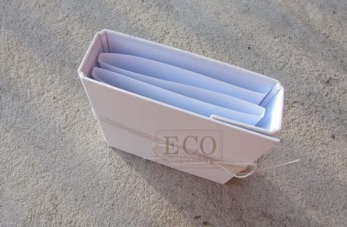 album harmonijka w okładce - biały