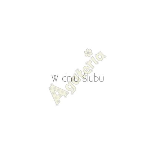 stempel polimerowy - napis: W Dniu Ślubu