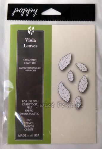 wykrojnik Poppy Stamps - viola leaves [1419]