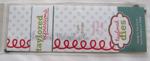 wykrojnik Taylored expressions - curly border