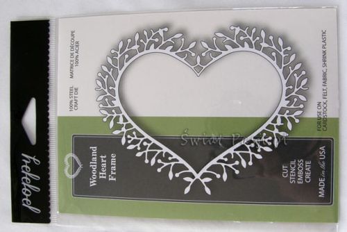 wykrojnik Poppy Stamps - woodland heart frame [1122]