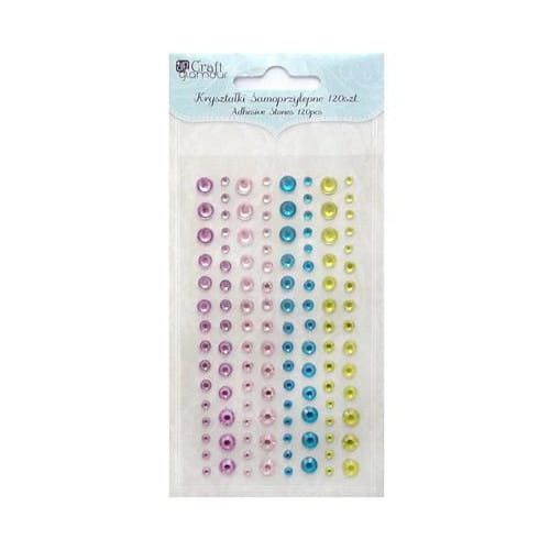półkryształki - pastel sweeties 120szt