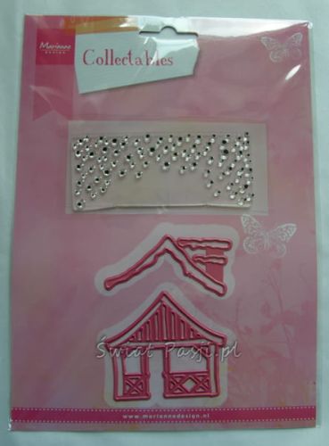 wykrojnik Marianne Design - domek + stempel [COL1328]