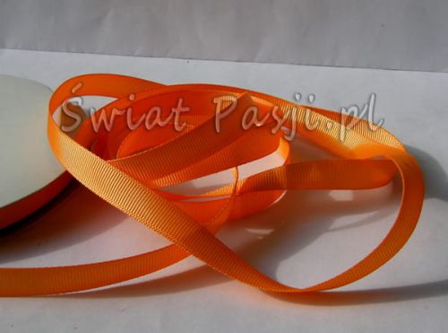 taśma rypsowa 10mm - pomarańczowa