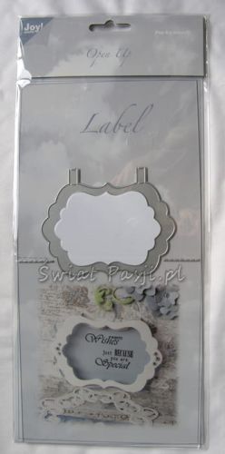 wykrojnik Joy pop-up - ramka label [6003/2011]
