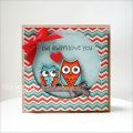 stemple gumowe + wykrojniki Taylored expressions - hoot hoot hooray