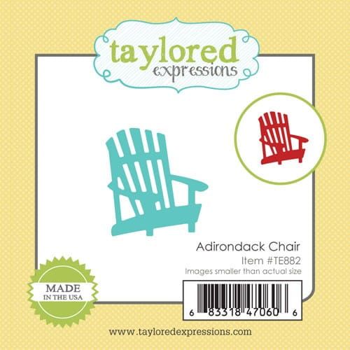 wykrojnik Taylored expressions - adironack chair [TE882]