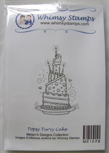 stempel gumowy Meljen's Designs - topsy turvy cake