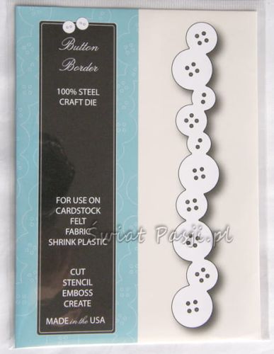 wykrojnik Memory Box - border guziczki [98137] (Button Border)