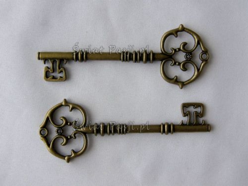 wisiorek - klucz (mosiężny) 31x82mm