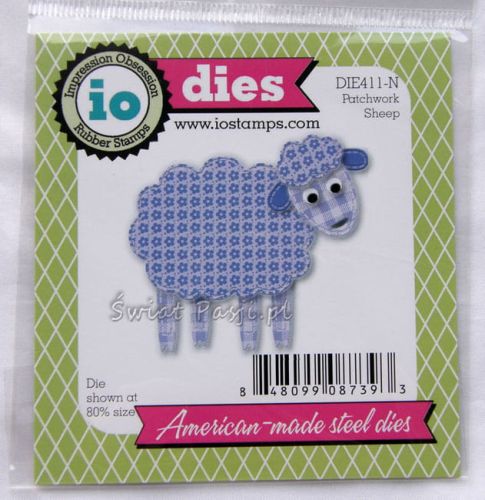 wykrojnik Impression Obsession - patchwork sheep [411-N]